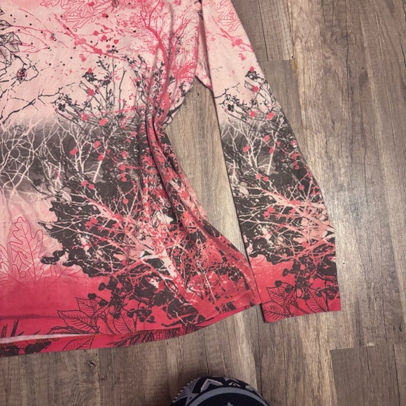 Vintage Y2K Northern Reflection Pink Long Sleeve Top - Picture 3 of 4